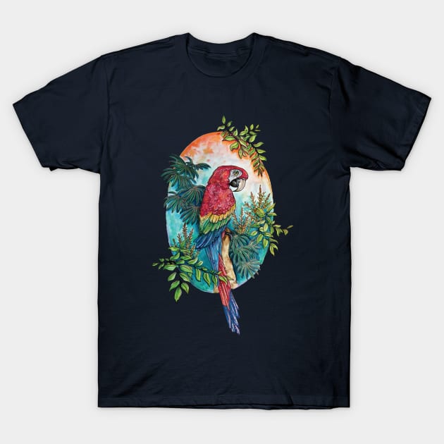 Macaw T-Shirt by artfulfreddy